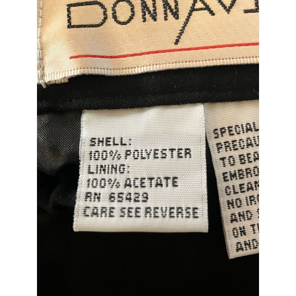 NWT Vintage Donna Vinci Skirt 8 Maxi Ostrich Feather Goth Witch Evening Cocktail - Picture 11 of 12